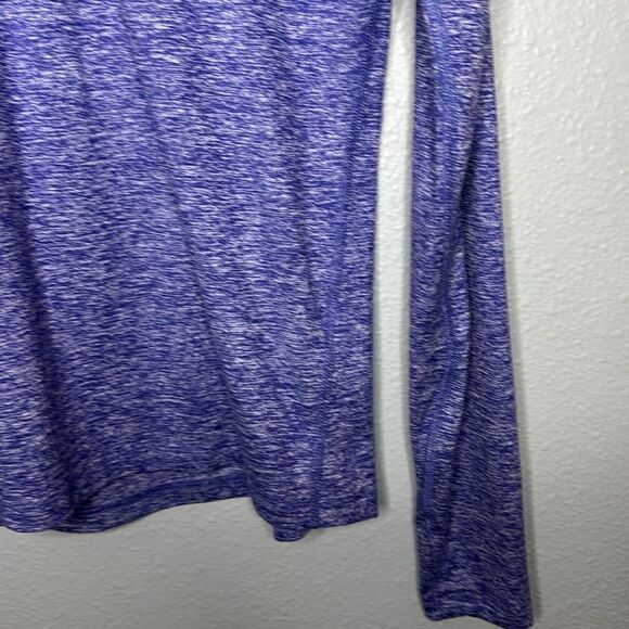 Nike Heathered Purple Pullover 1/4 Zip Running Top Size Small - Picture 4 of 9